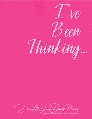 I've been thinking journal cover