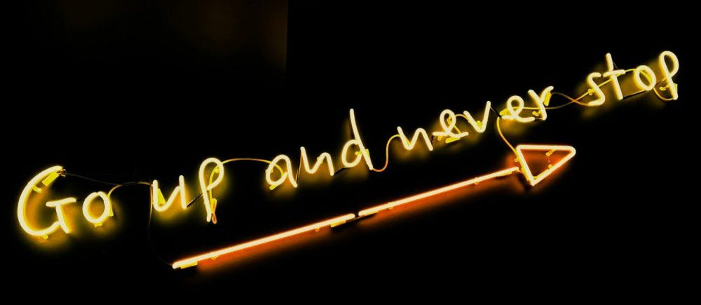 black background with yellow text overaly
