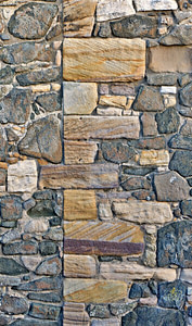 brown and black wall