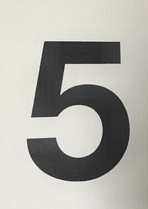black and white number 9