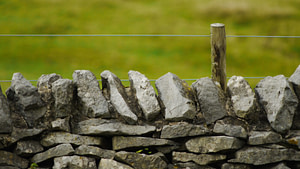 gray piled stones