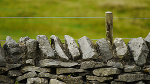 gray piled stones