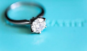 silver-colored ring with clear gemstone photo