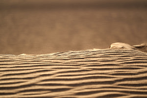 brown sand with shadow of person