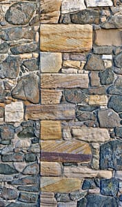 brown and black wall