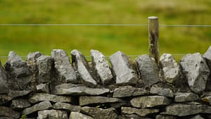 gray piled stones