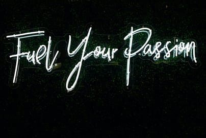 fuel your passion text